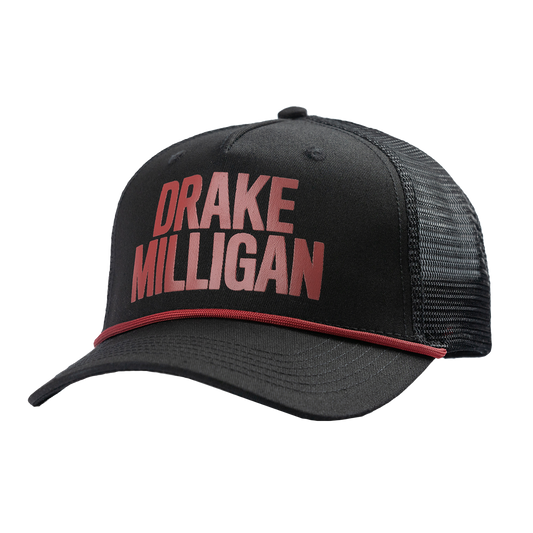 Black Red Logo Hat