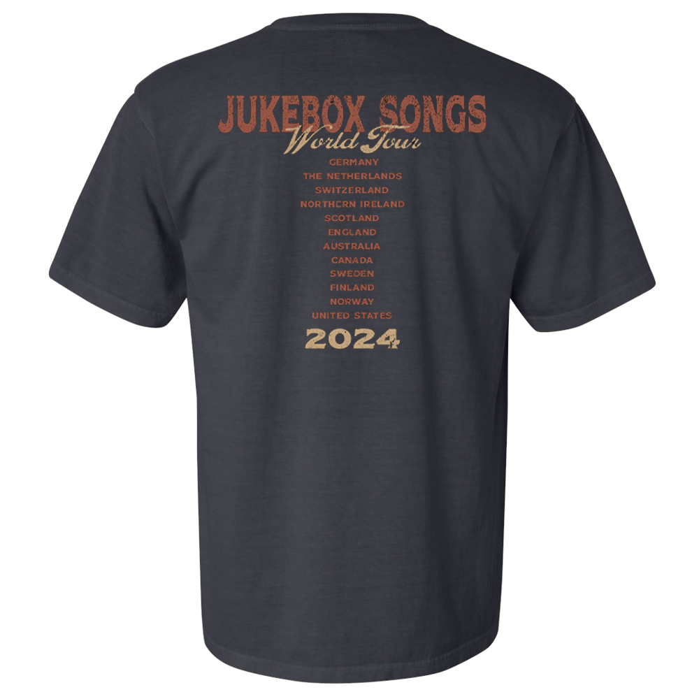 Jukebox Songs 2024 Dark Grey Tour Tee