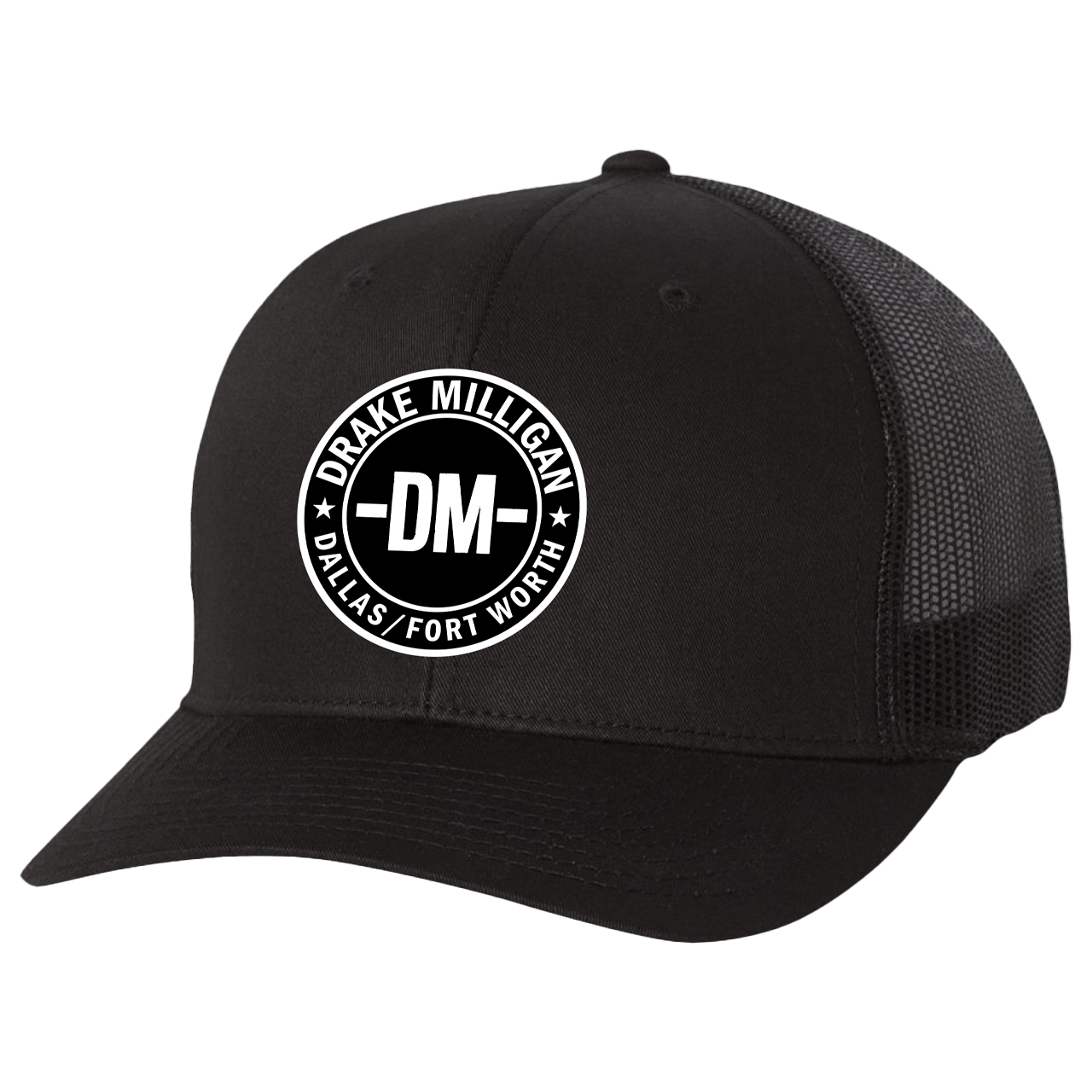 Black Logo Trucker Hat