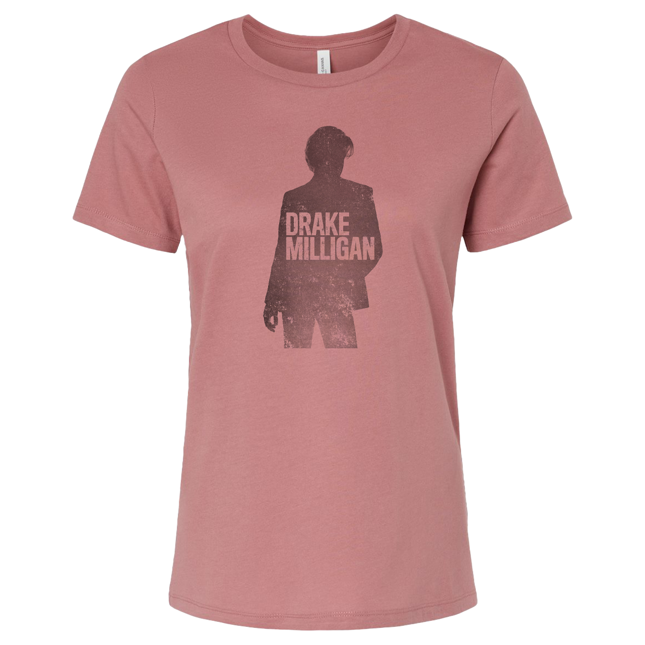 Ladies Pink Silhouette Tee