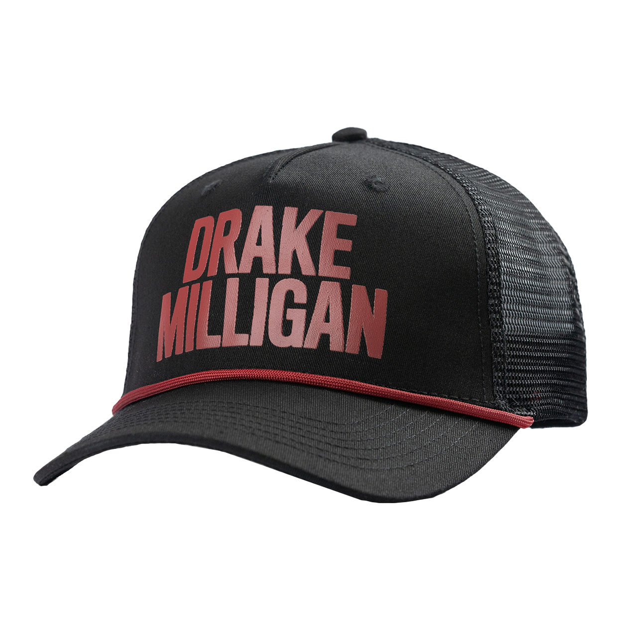 Black Red Logo Hat